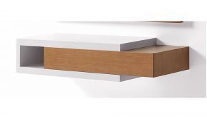 modulo setti moderno cajon laca chapa natural flotante consola pasillo