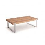 Mesa de Centro rectangular KYO fija acero chapa natural