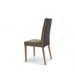 Silla tapizada CROSS moderna haya tapizada