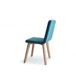 Silla de estilo nórdico KICCA moderna salon comedorhaya maciza y contrachapado