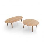 Mesa de Centro ORBIT moderna chapa natural o lacado