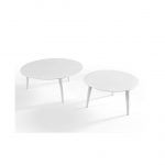 Mesa de Centro ORBIT fija chapa natural o lacado