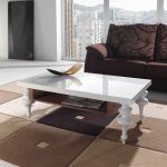 Mesa de Centro rectangular CALIPSO WOOD moderna patas torneadas
