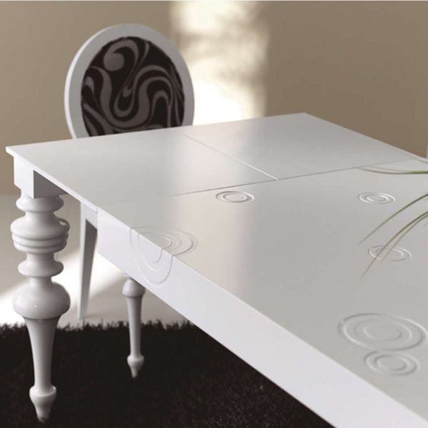 Detalle extensible mesa Extensible CALIPSO WOOD moderna