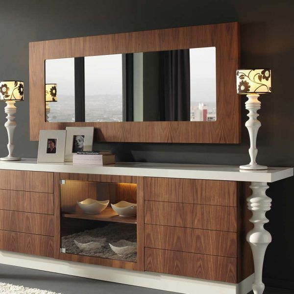 Aparador con Espejo CALIPSO WOOD moderno