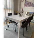 Mesa salón comedor Extensible STATUS moderna rectangular patas haya maciza
