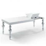 Mesa moderna comedor Extensible RETTO WOOD rectangulla patas haya