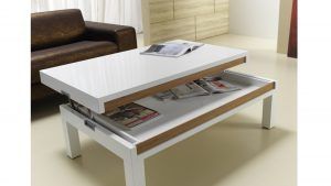 detalle mesa centro elevable open moderna rectangular
