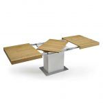 Mesa de Comedor rectangular Extensible BERGAMO salón comedor chapa natural