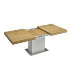 Detalle mesa de Comedor Extensible BERGAMO rectangular moderna