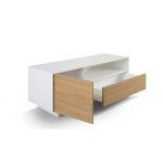 detalle mueble moderno rubi t.v. cajon puerta apertura push chapa laca salon comedor