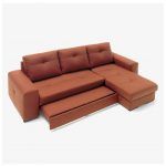 Detalle sofa chaiselongue moderno cama PAULA