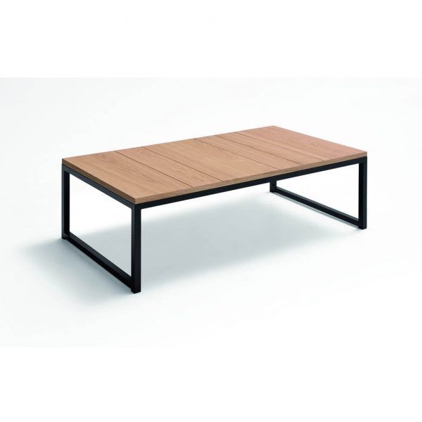 Mesa de Centro ERBA fija tapa chapa natural