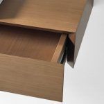 Detalle apertura cajon Recibidor moderno SETTI flotante