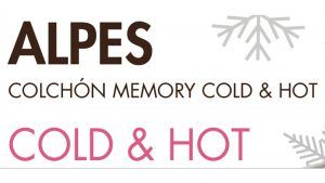 colchon alpes memory cold & hot reversible viscoelastica enrollado descanso