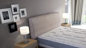 ambiente dormitorio moderno cabezal tapizado verona descanso