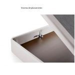 Detalle sistema desplazamiento canape dormitorio kutimo gran capacidad