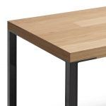 Detalle mesa de Comedor Rectangular EOS moderna fija o extensible