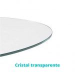 muestra cristal transparente