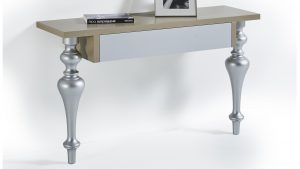 Consola retto wood moderna patas torneadas cajon colgar entrada recibidor