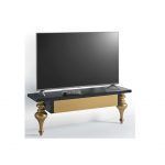 mesa t.v. retto wood moderna colgar salon comedor patas torneadas laca