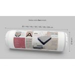 colchon cold & hot alpes reversible enrollado de viscoelastica dormitorio