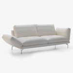 sofa moderno brazo recinable salon moderno axis tapizado acero