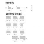 tecnico medidas sofa cama suprem moderno dormitorio salon