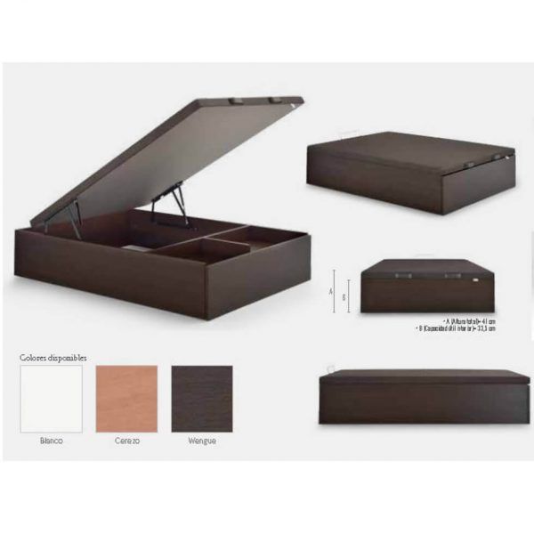 canape madera scapra frontal abatible gran capacidad descanso