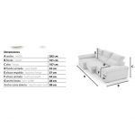 medidas sofa cama apertura carro esmeralda salon moderno dormitorio