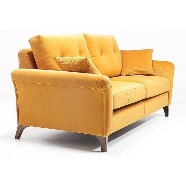 sofa clasico mayo tapizado patas madera