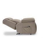 detalle sillon relax moderno lucia motor electrico desenfundable descanso