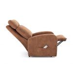 detalle sillon relax pink tapizado moderno desenfundable