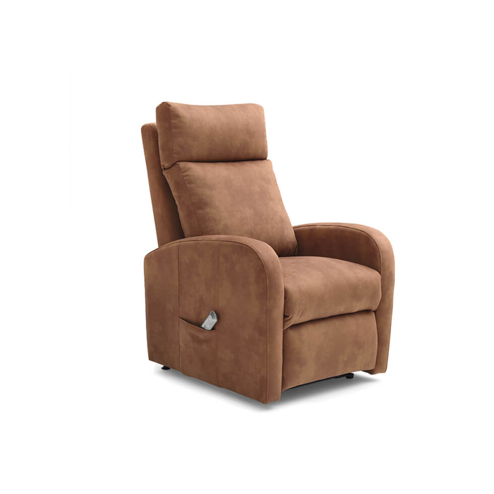 Sillón tapizado Relax moderno PINK ajuste manual sillon relax pink tapizado moderno ajuste manual