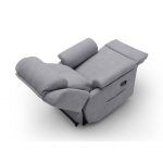 detalle sillon relax moderno vanessa tapizado apertura automatica