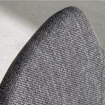 Detalle silla comedor o despacho giratoria ARCA moderna tapizado