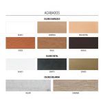 Muestrario acabado madera y lacados