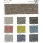 Muestrario telas tapiceria Colección Casiopea sofa