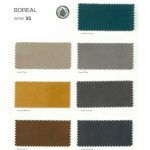 Muestrario Boreal serie 25 tejidos tapiceria Frances Bañon sofa