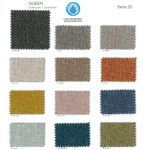 Muestrario tejido tapiceria sofa referencia Queen