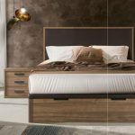 Mesita noche CAPRI dormitorio matrimonio o juvenil 3 cajones tirador