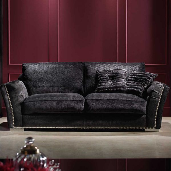 Sofa clasico GELEN capitone frente tachuelas
