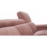 Detalle sofa cama OLIMPO respaldo reclinable salon moderno