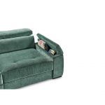 Detalle sofa cama OLIMPO deslizante brazo arcon