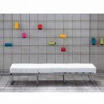 Detalle cama Pouff moderno plegable MORFEO dormitorio