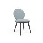 Silla hosteleria madera ROSENDO nórdica tapizado