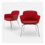 Sillon Hosteleria Mikonos moderno patas cromo brillo