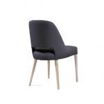 Silla THADER para hosteleria patas haya tapizado
