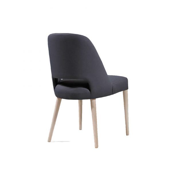 Silla THADER para hosteleria patas haya tapizado