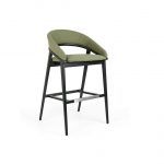 Taburete alto FRIDA moderno hosteleria madera tapizado